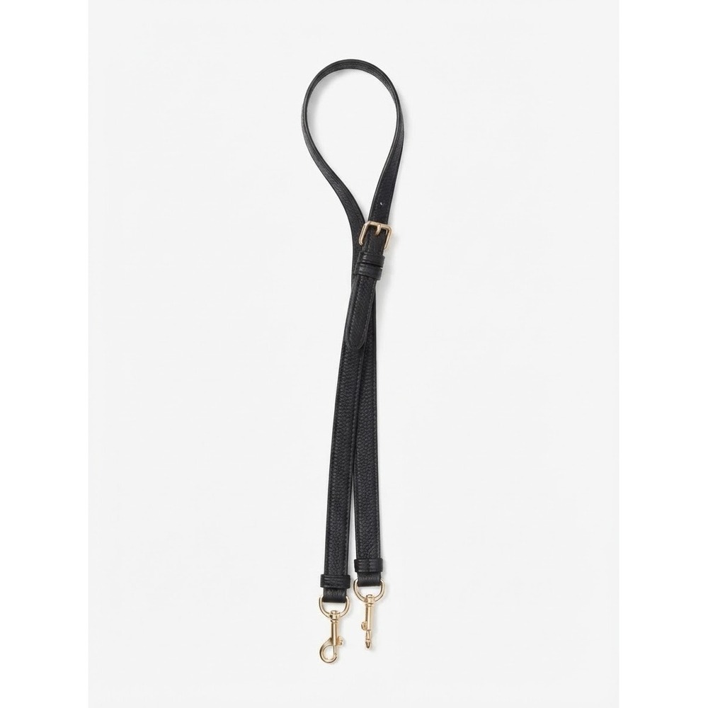 Coach Black Pebbled Leather Crossbody Handbag Strap Gold Hardware Adjustable
